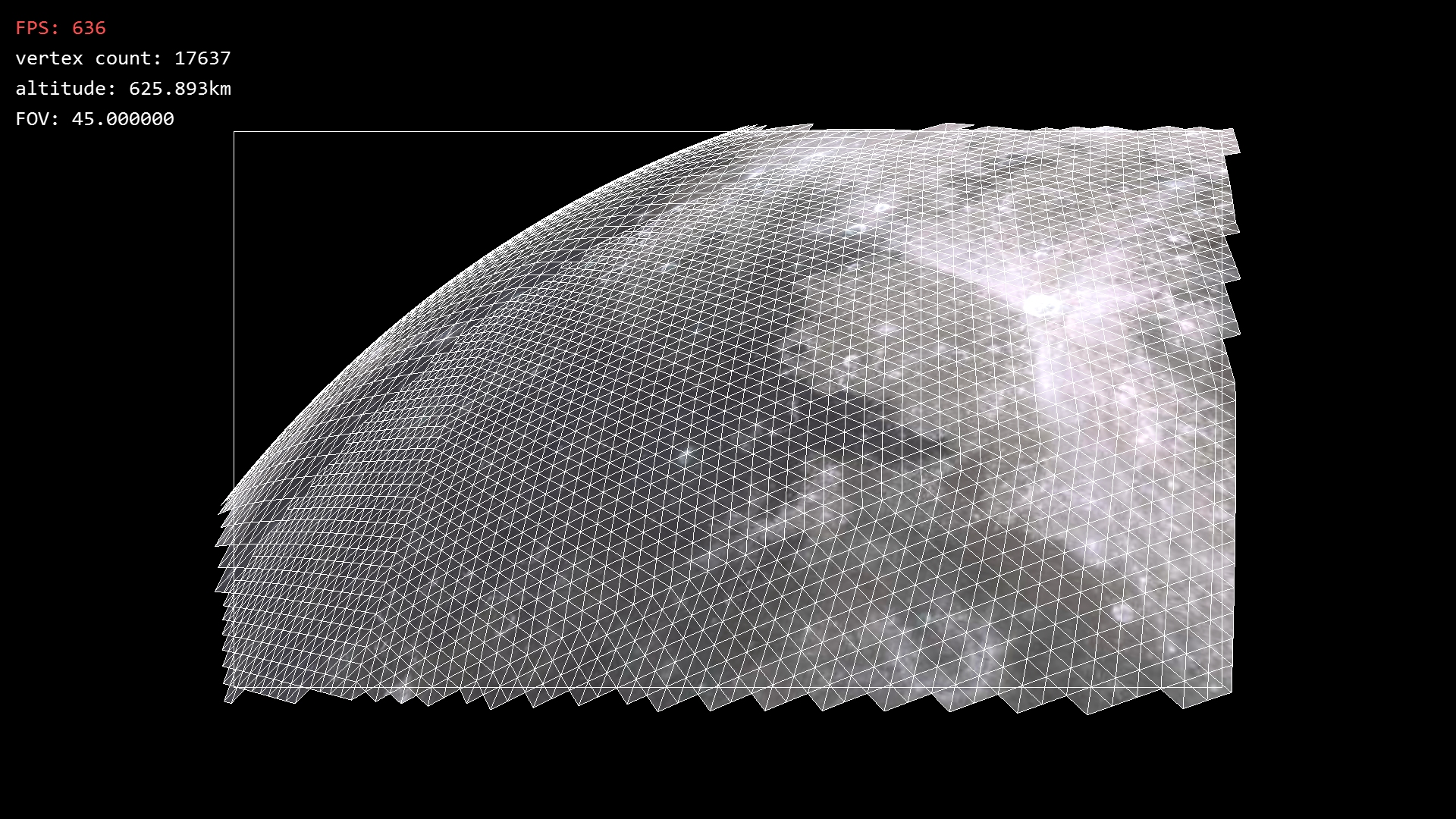Terrain Icosahedron planet renderer geometry view space frustum culling