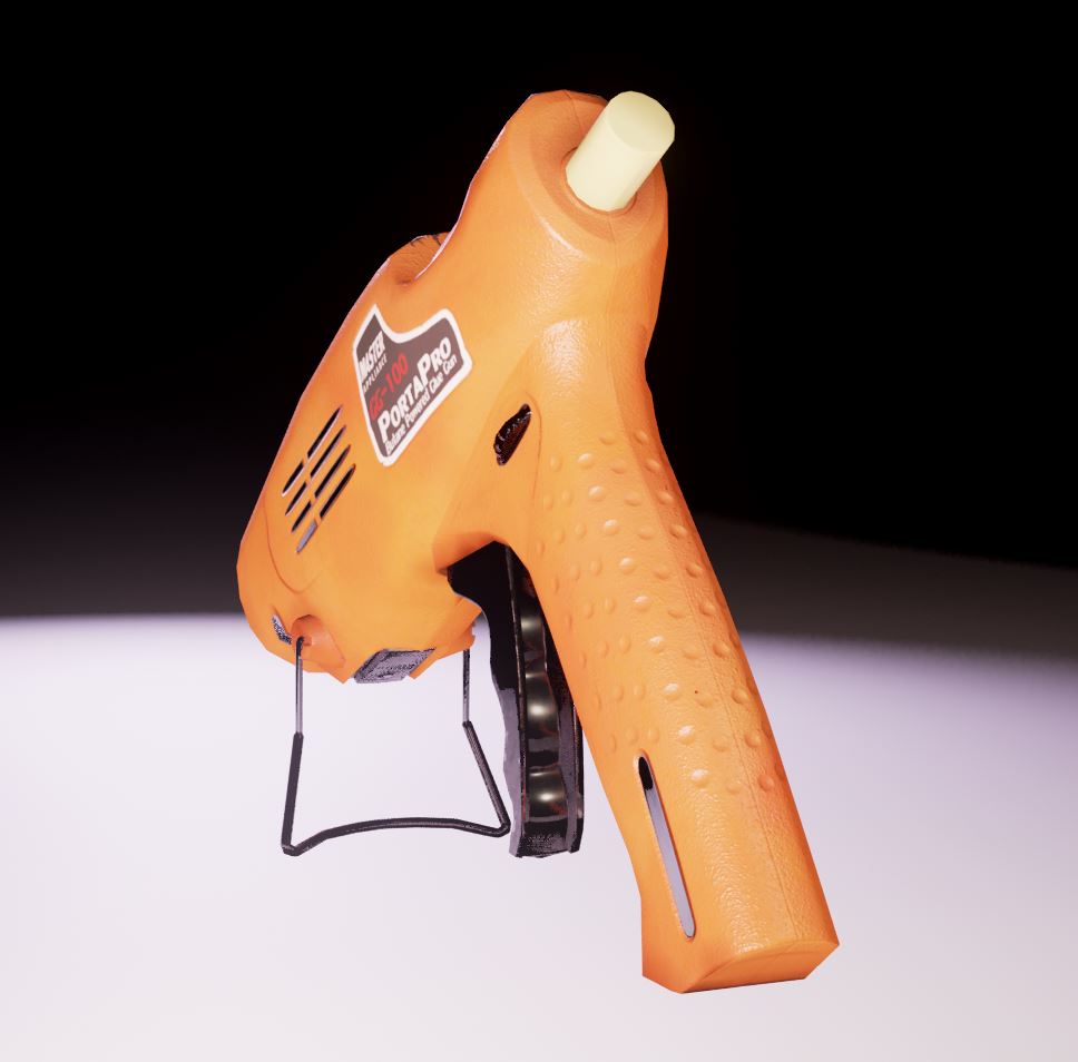 glue gun screenshot render unreal engine 4 physically based rendering